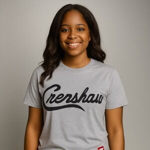 NWT Crenshaw t shirt, size S. Grey And Black Holiday Gift